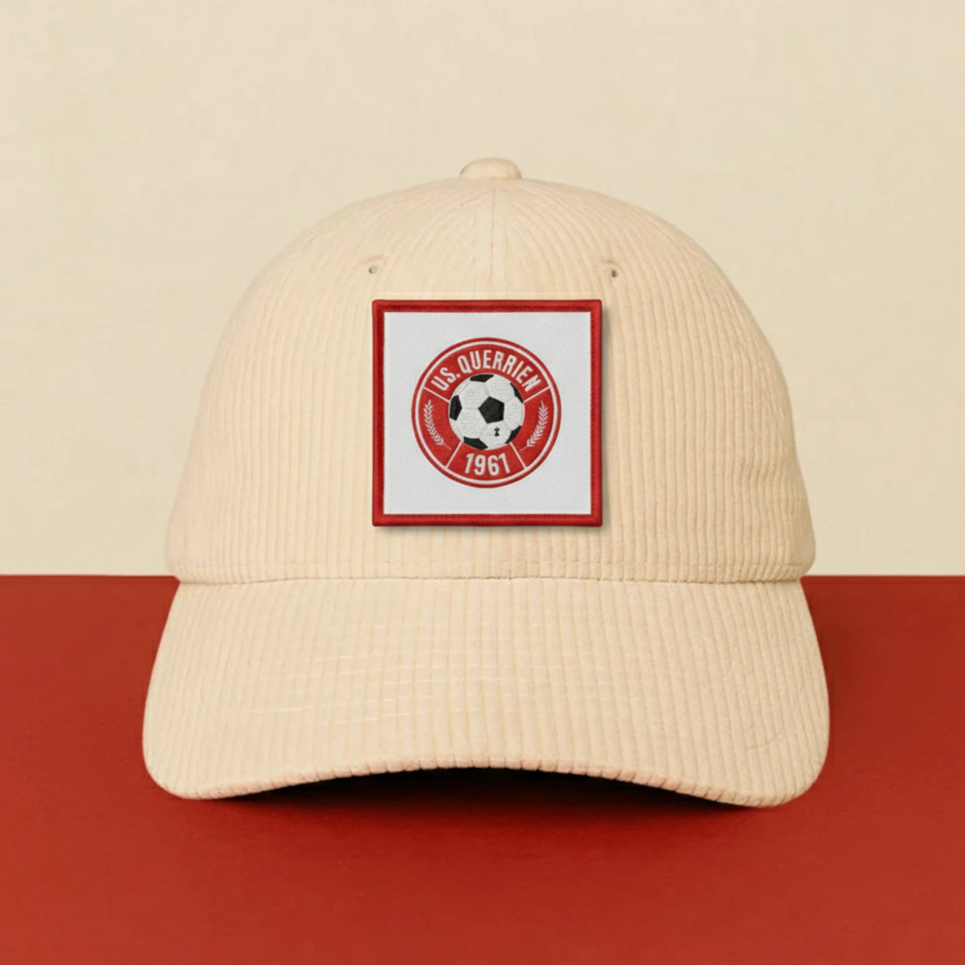 Détail broderie patch U.S. QUERRIEN