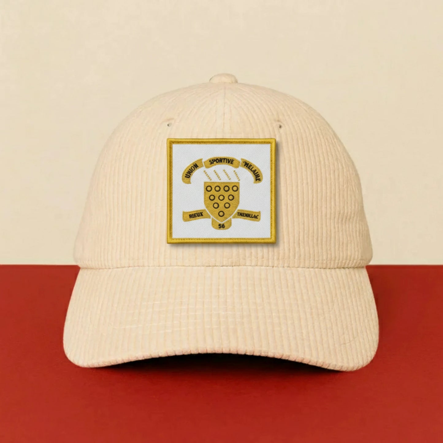 Détail broderie patch USSM RIEUX THEHILLAC