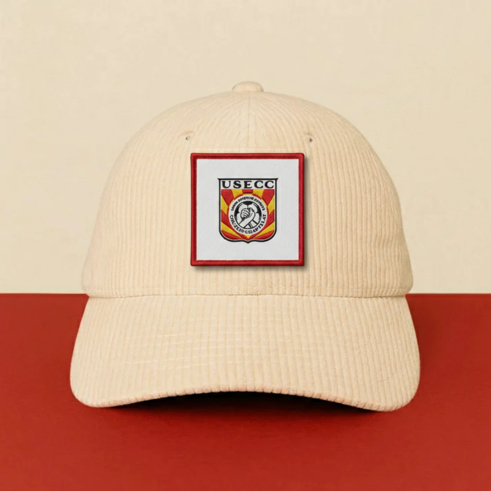 Détail broderie patch U.S. ENT. COUZEIX-CHAPTELAT