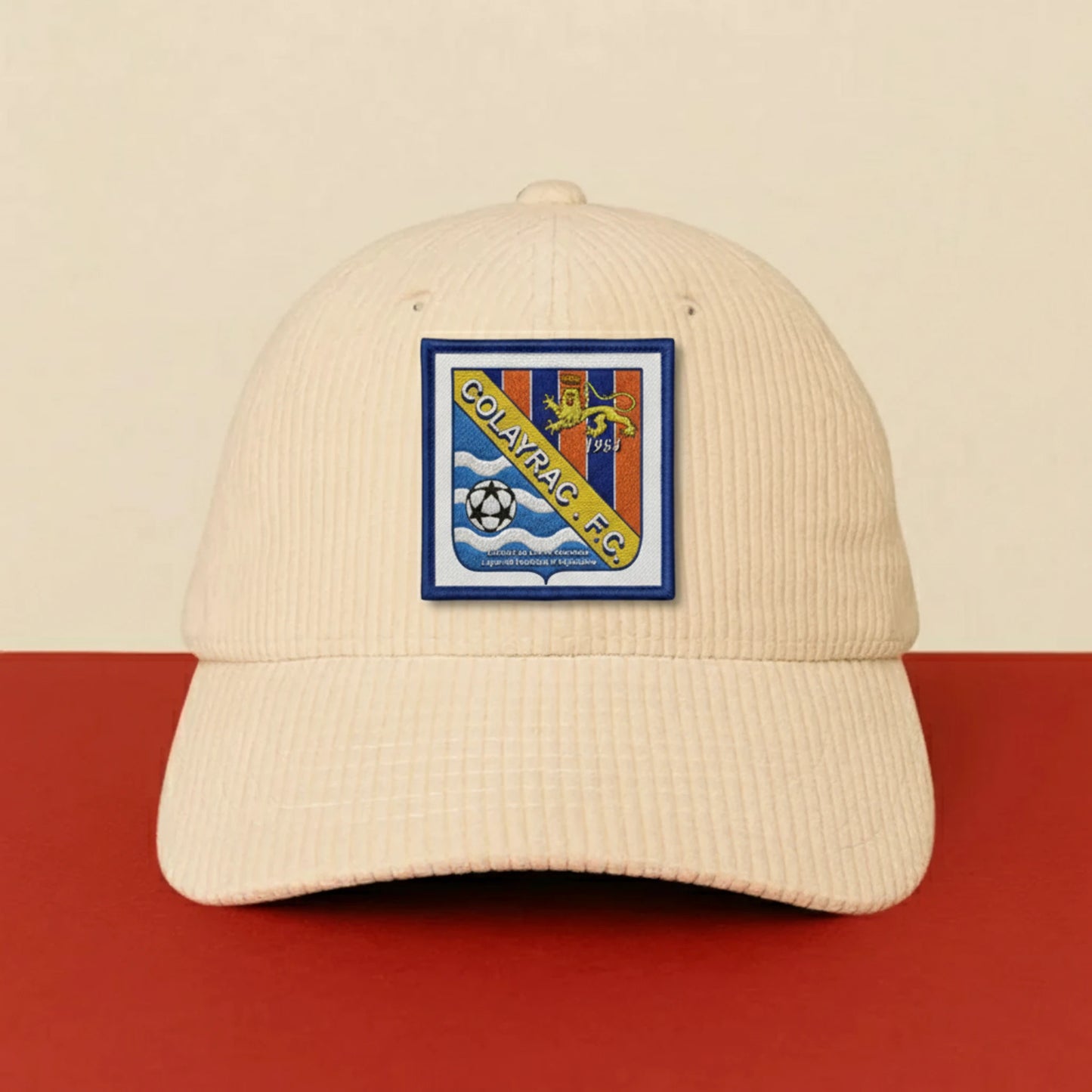 Détail broderie patch Colayrac FC