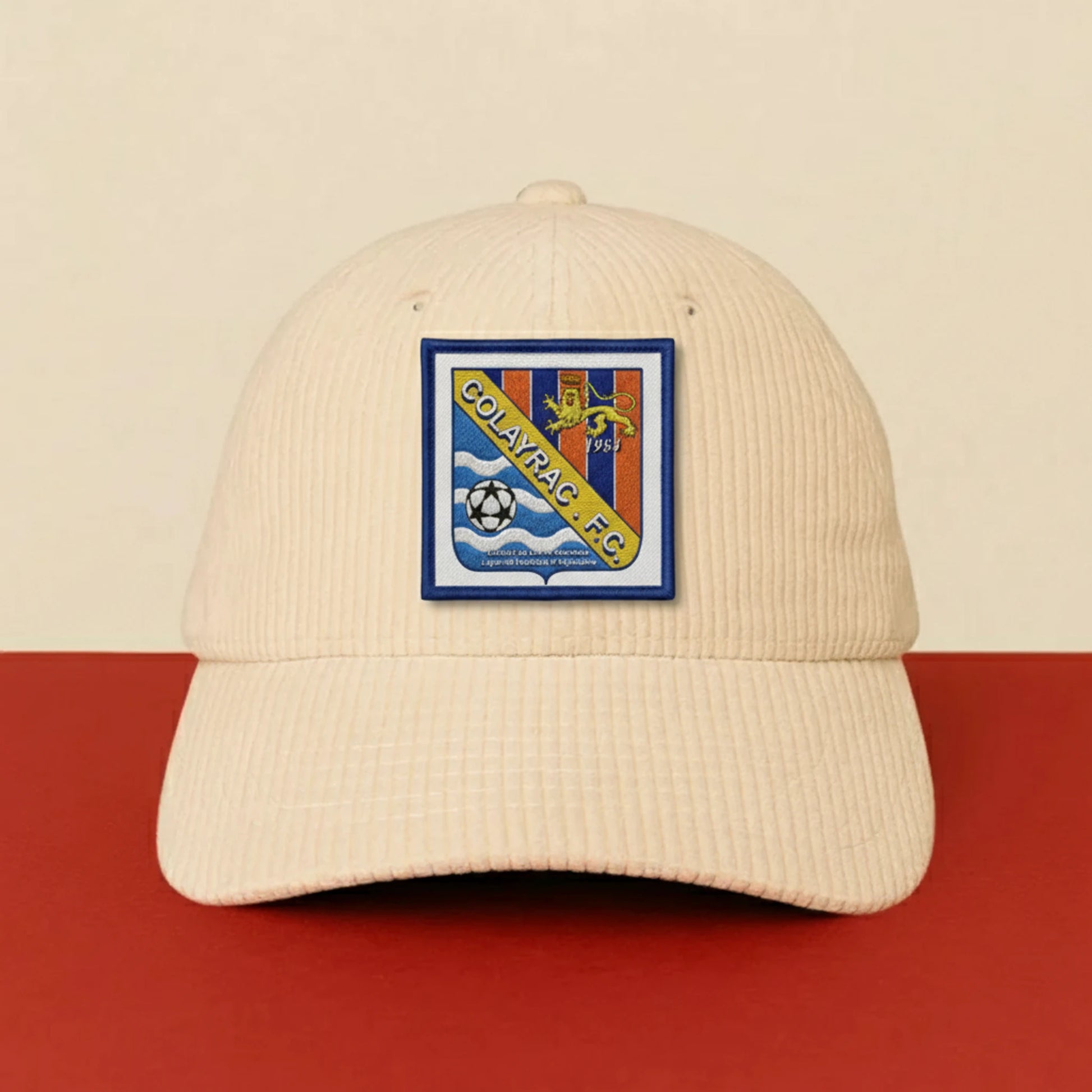 Détail broderie patch Colayrac FC