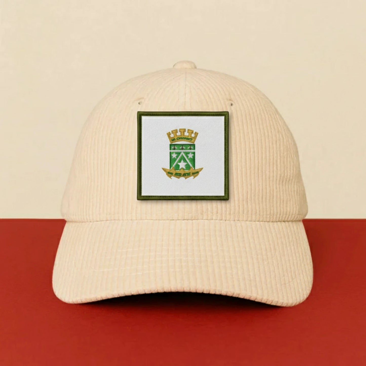 Détail broderie patch Vaillante sur Caudrot