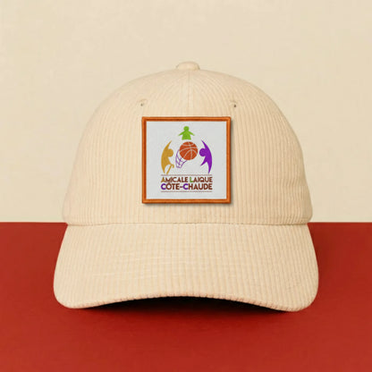 Patch St Etienne Cote Chaude sur casquette à velcro PPATCH