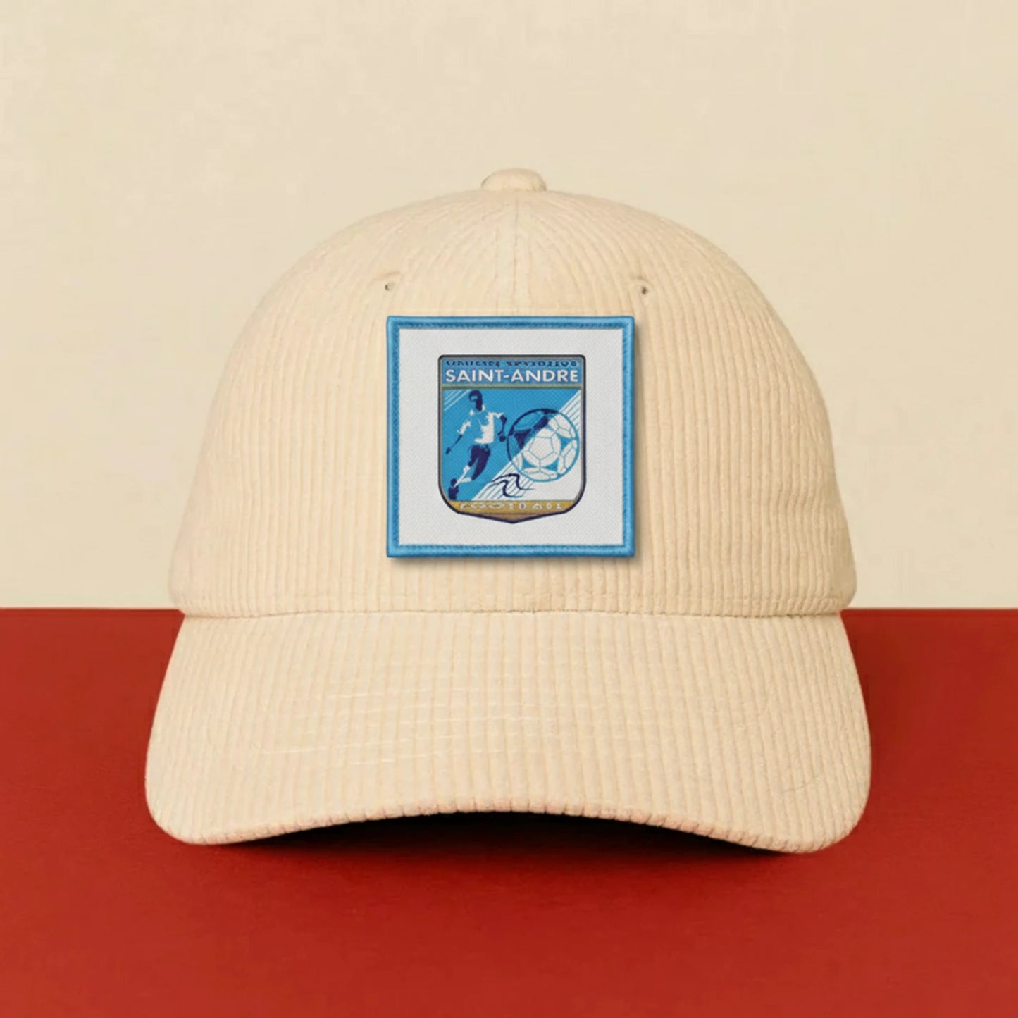Détail broderie patch US St Andre