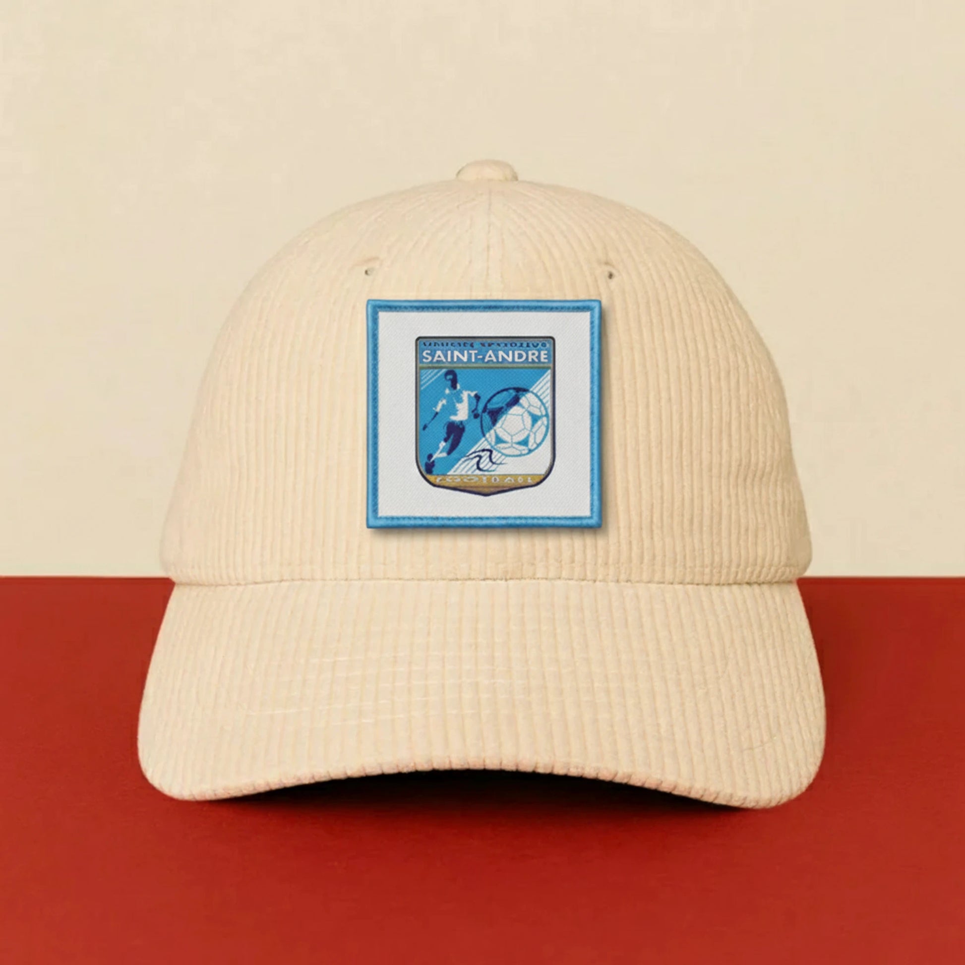 Détail broderie patch US St Andre