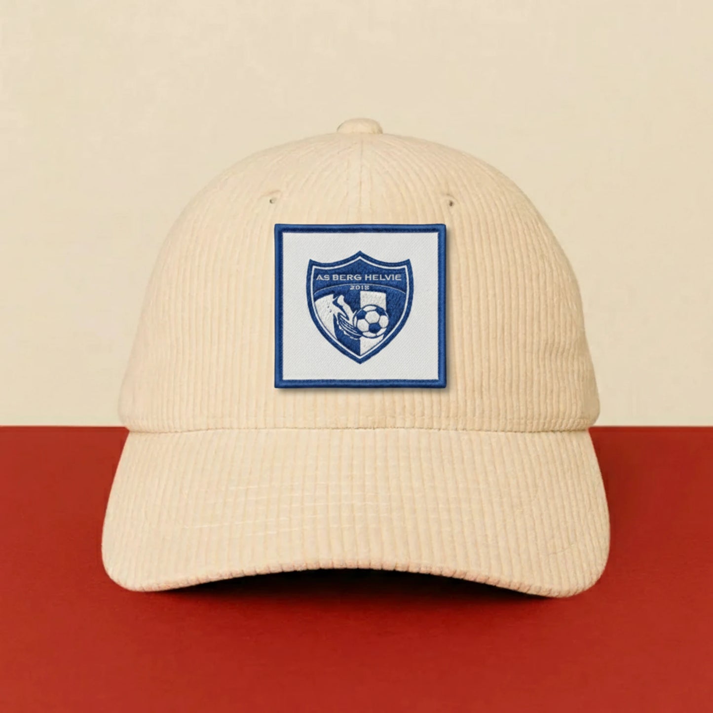 Patch A. S. BERG HELVIE sur casquette à velcro PPATCH
