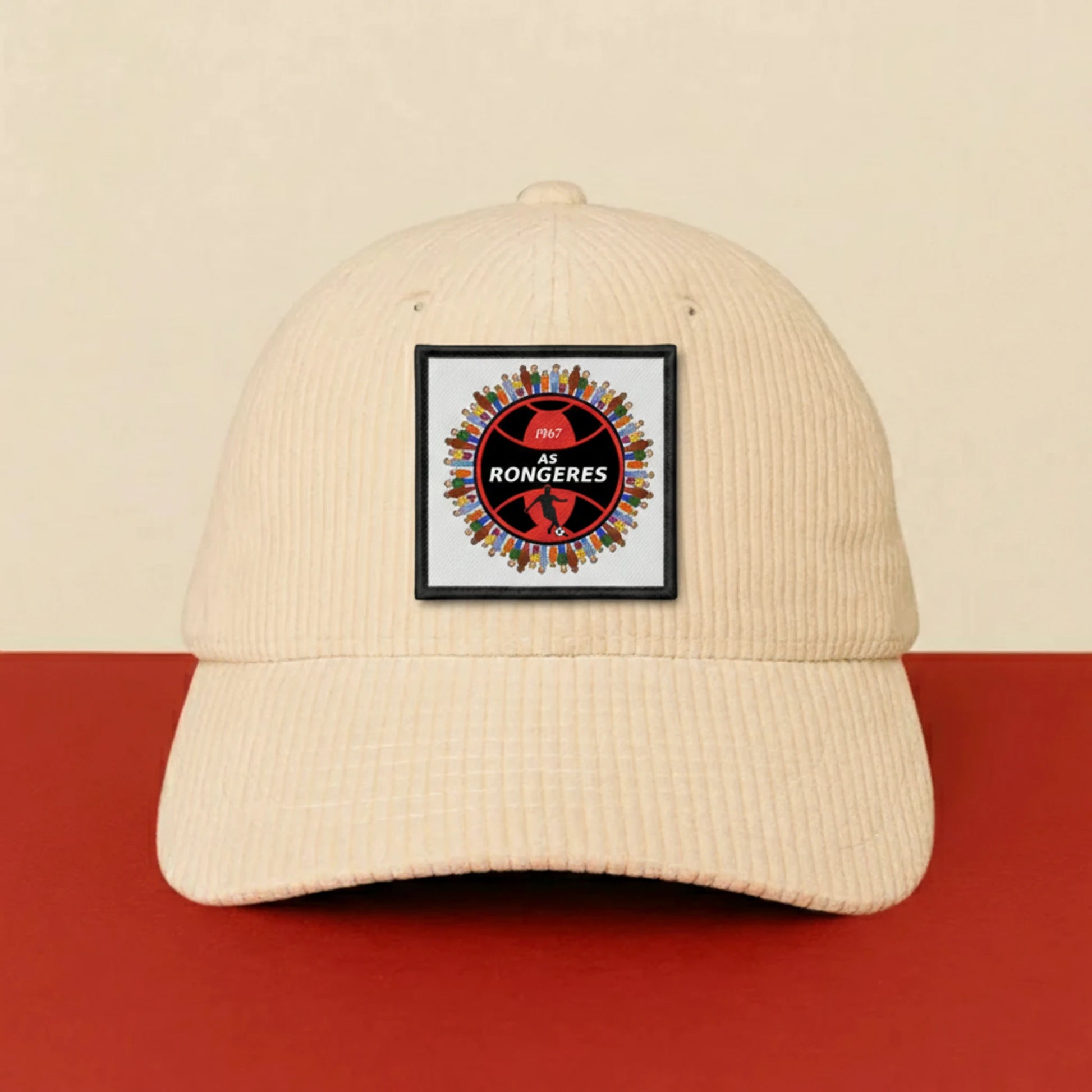 Patch A.S. RONGERES sur casquette à velcro PPATCH