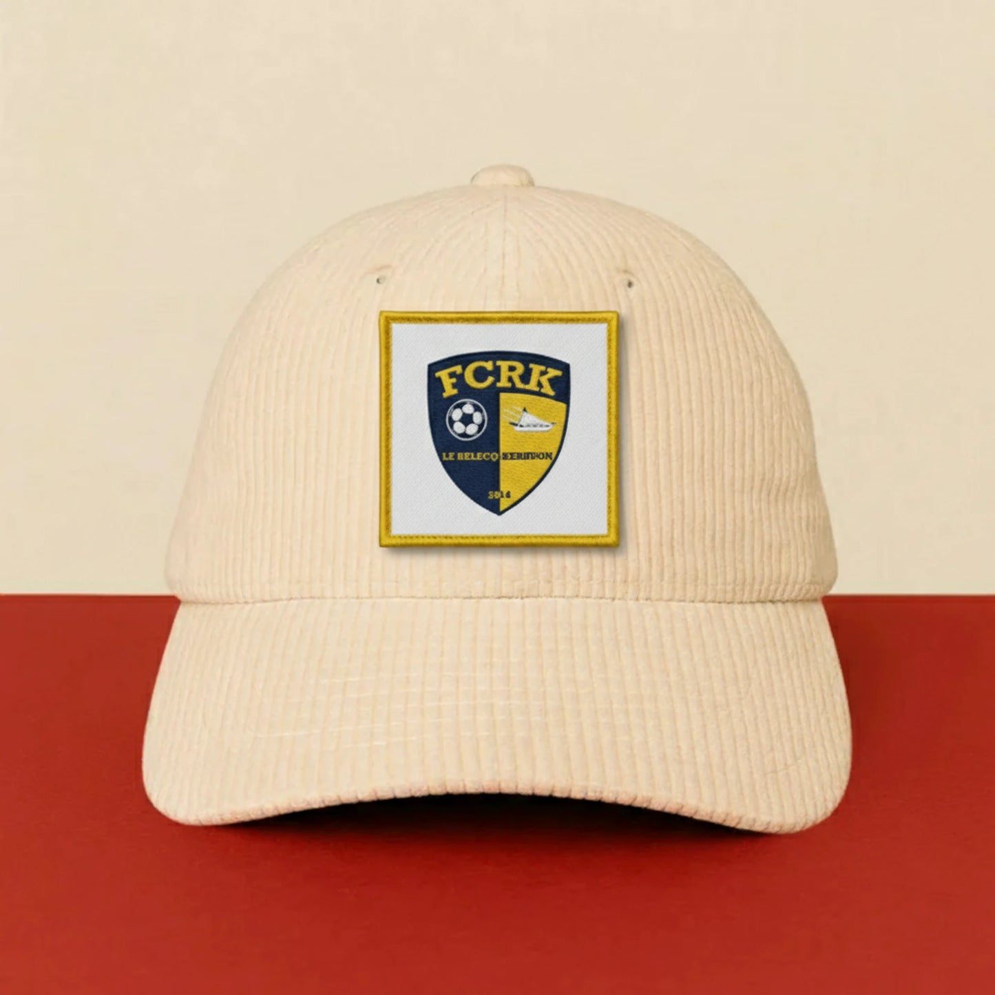 Détail broderie patch F. C. LE RELECQ KERHUON