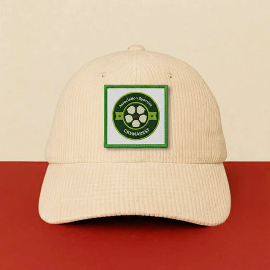 Patch A.S. CREMAREST sur casquette à velcro PPATCH