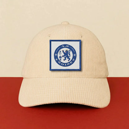 Patch A.S. DE CHOISEY sur casquette à velcro PPATCH