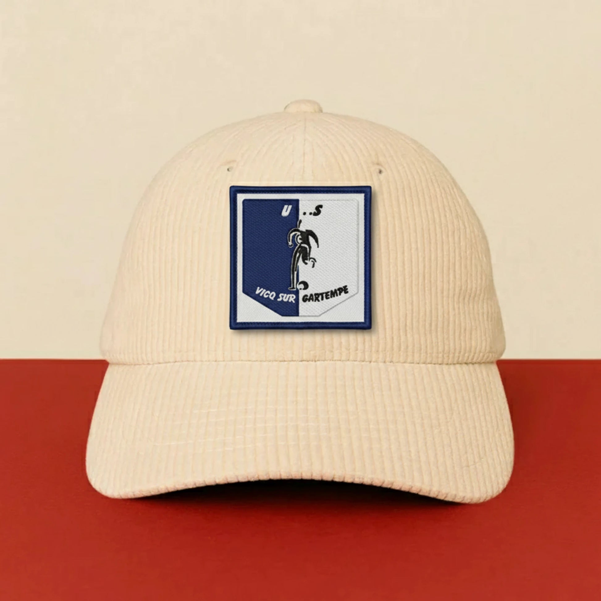 Détail broderie patch US Vicq S/gartempe