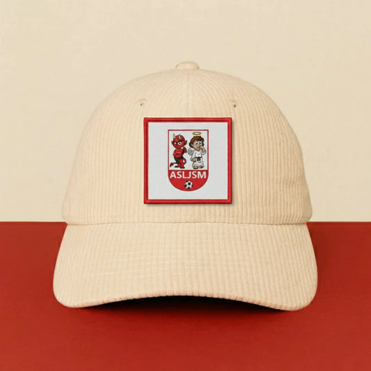 Patch A. S. LA JONCHERE ST MAURICE sur casquette à velcro PPATCH