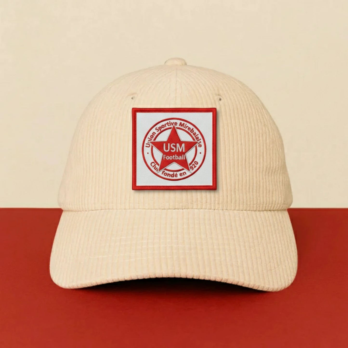 Détail broderie patch US Mirebeau
