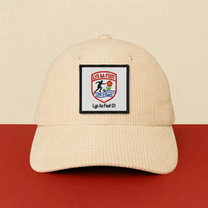 Détail broderie patch LYS AA FOOTBALL CLUB