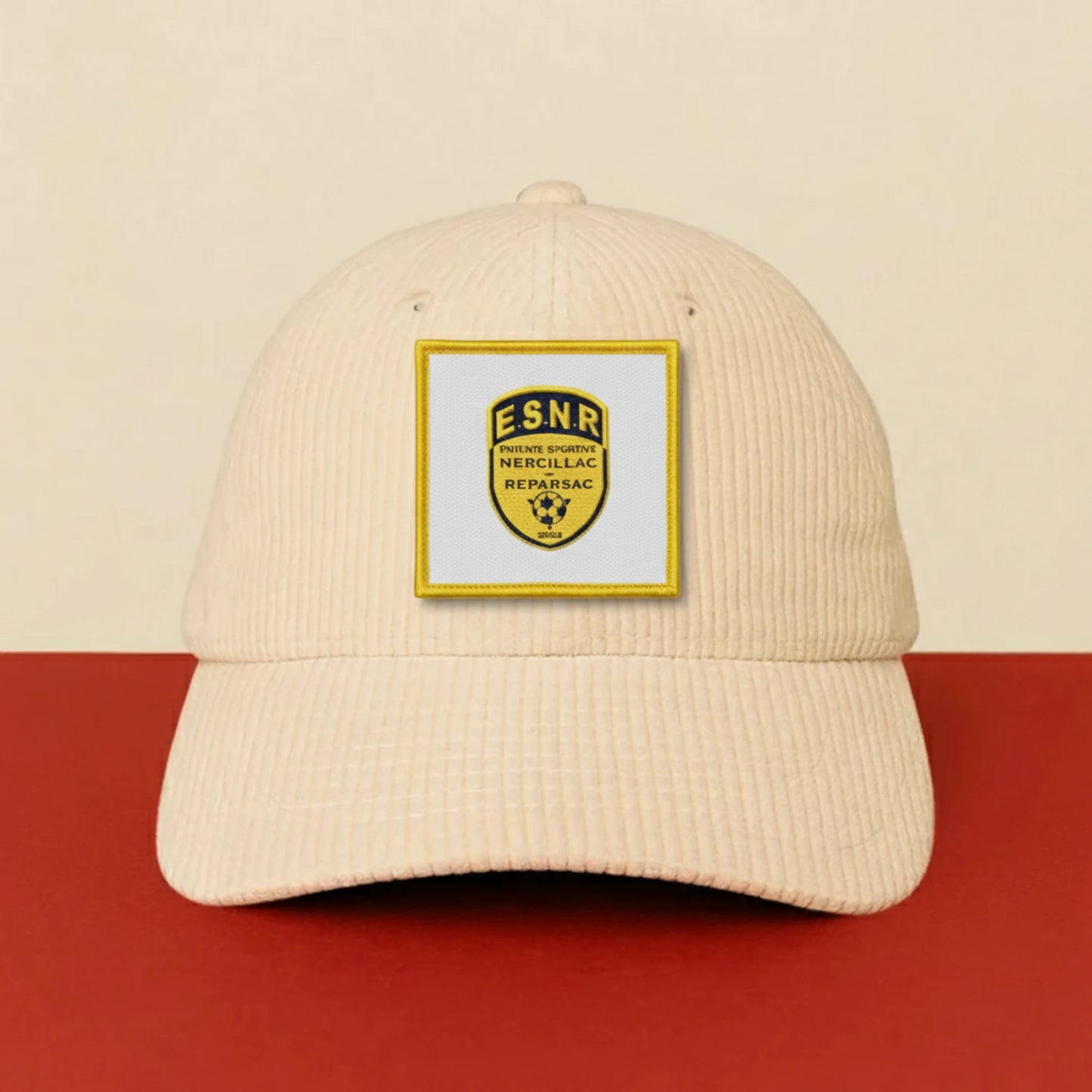 Détail broderie patch ENT.S. NERCILLAC REPARSAC