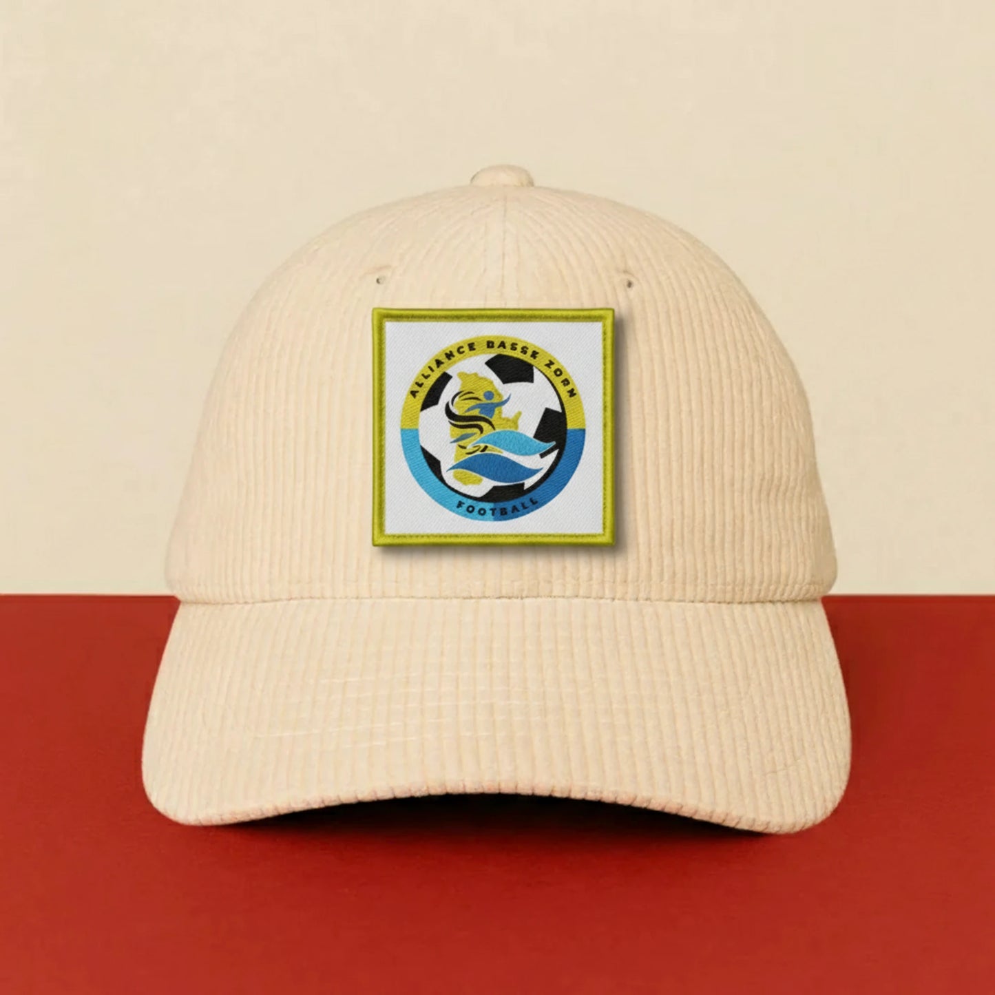 Patch ALLIANCE DE LA BASSE-ZORN sur casquette à velcro PPATCH