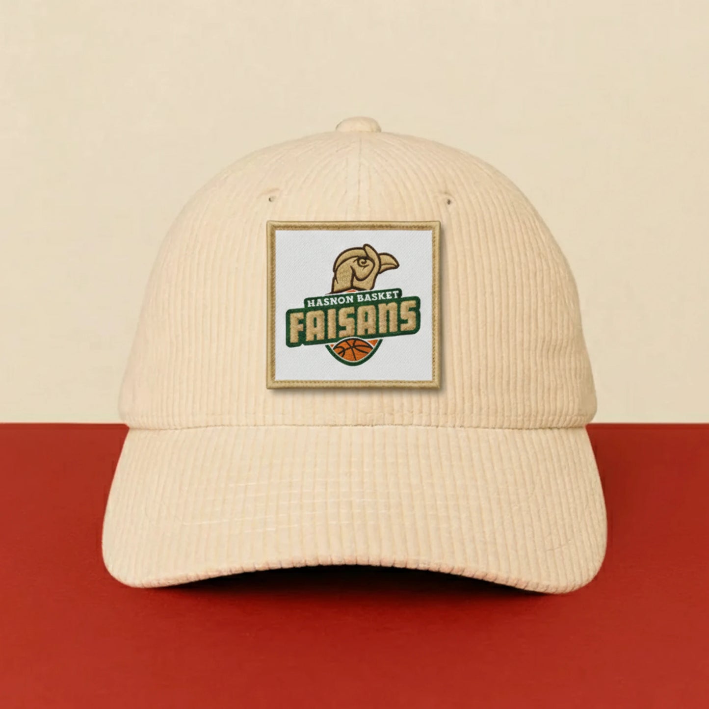 Détail broderie patch Union Denain Hasnon Basket Ball