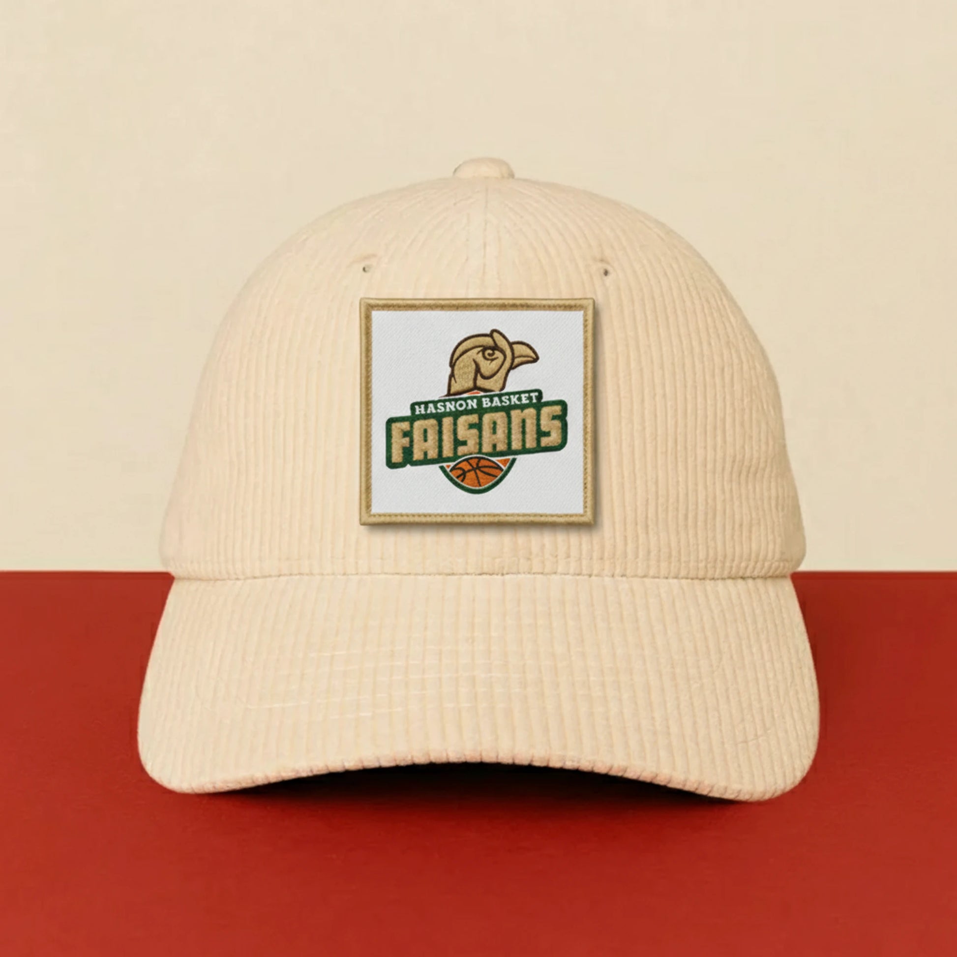 Détail broderie patch Union Denain Hasnon Basket Ball