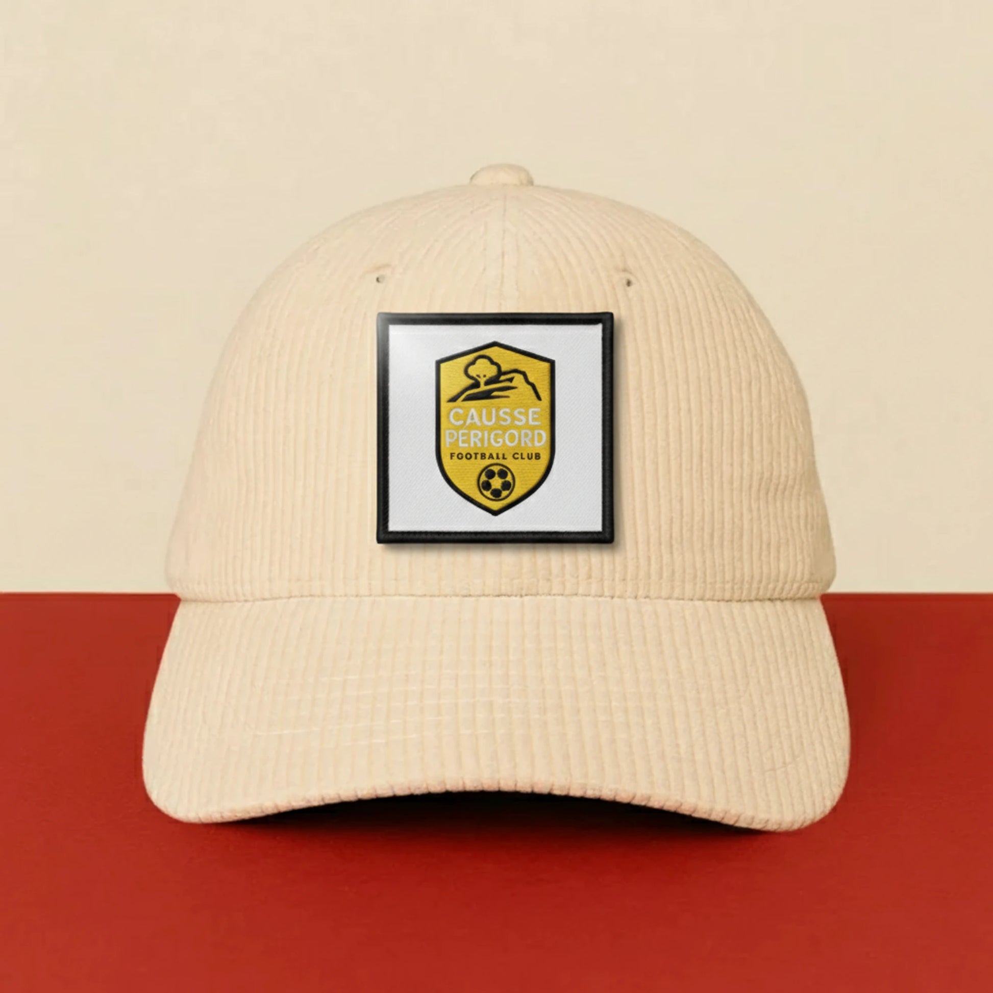 Détail broderie patch FOOT CAUSSE PERIGORD
