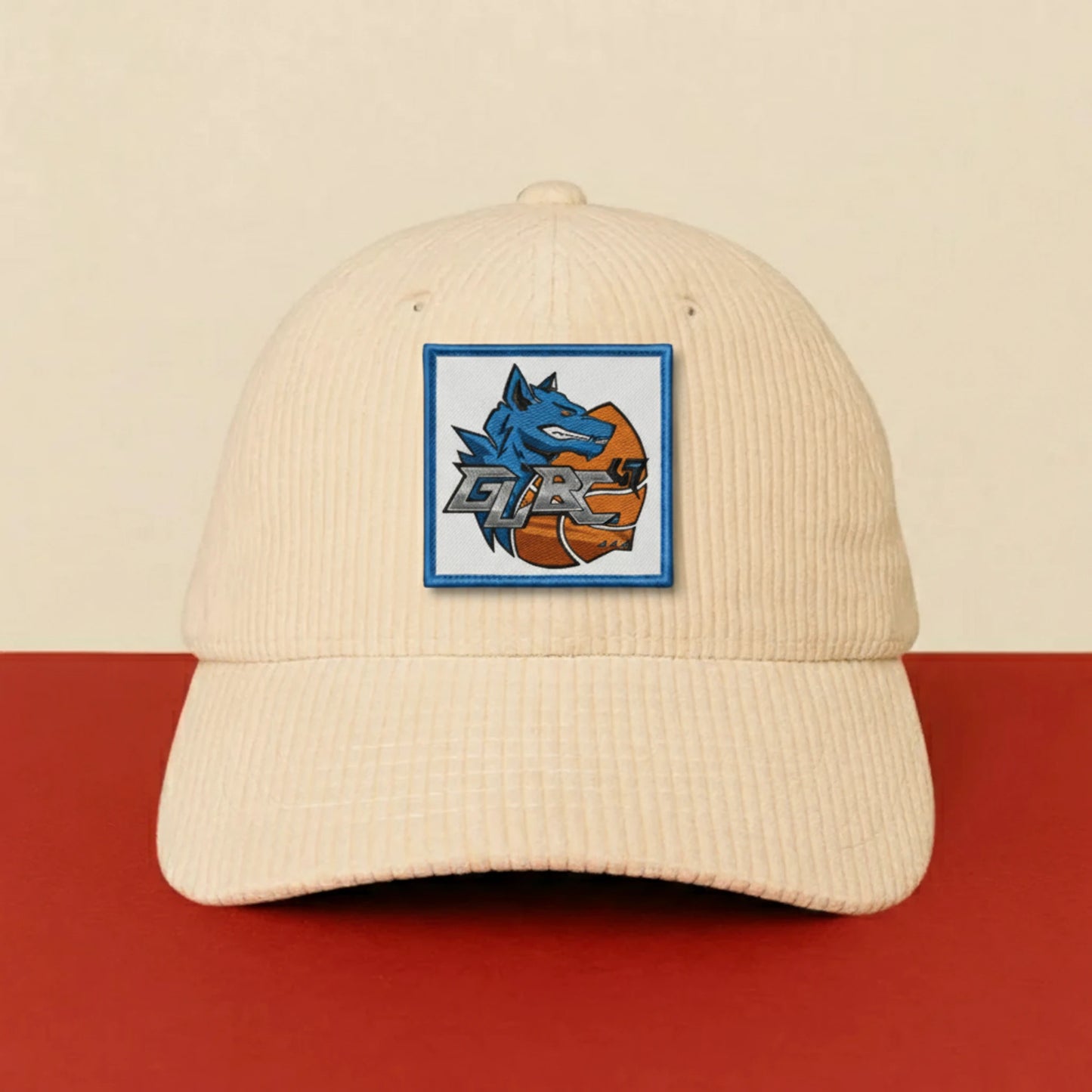 Patch Garennes Loire Basket Club 49 - Glbc 49 sur casquette à velcro PPATCH
