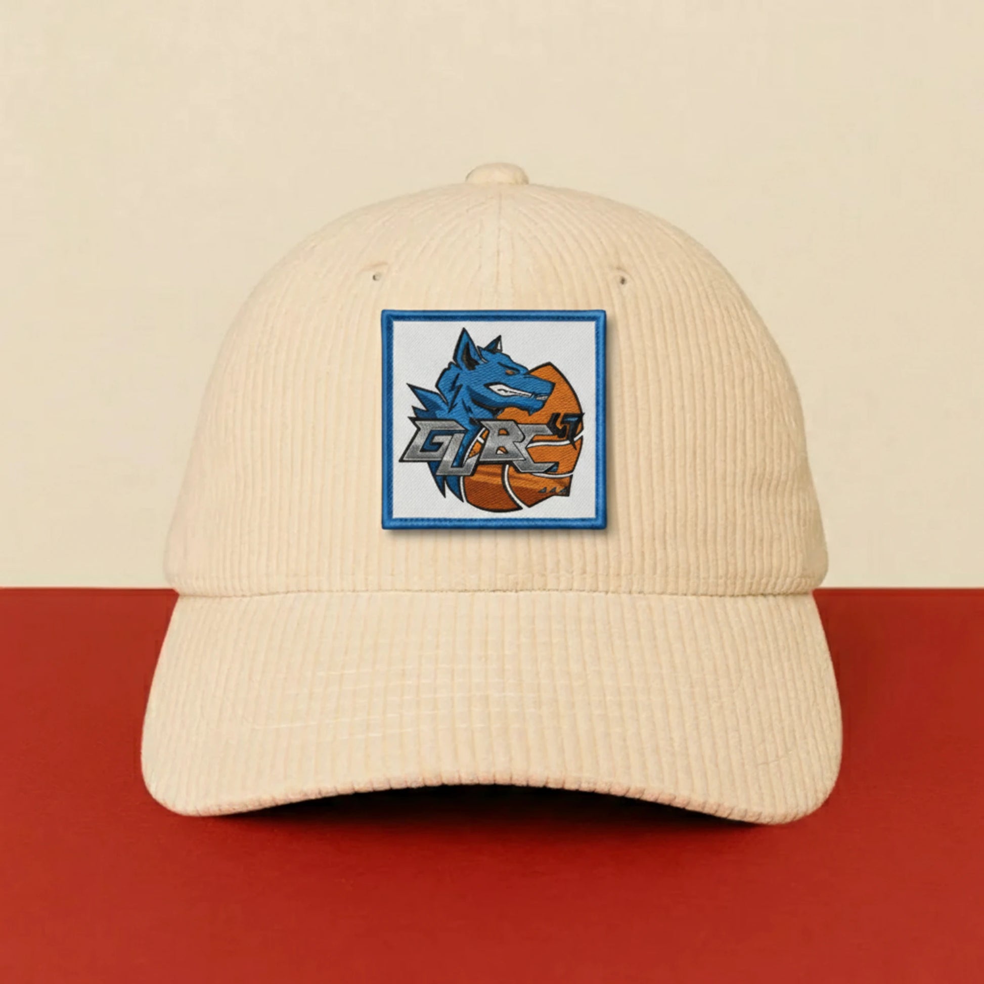 Patch Garennes Loire Basket Club 49 - Glbc 49 sur casquette à velcro PPATCH
