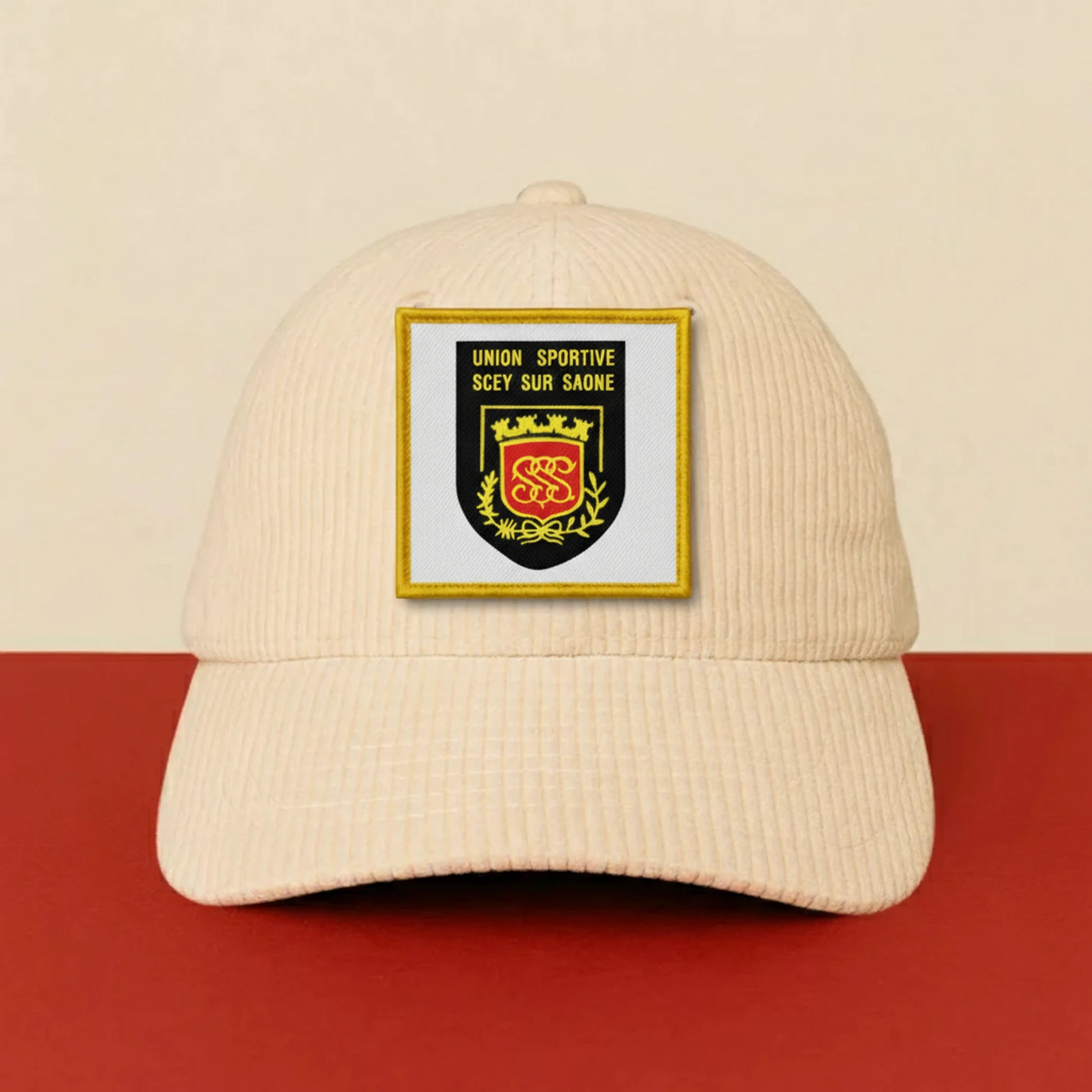 Détail broderie patch US Scey sur Saone