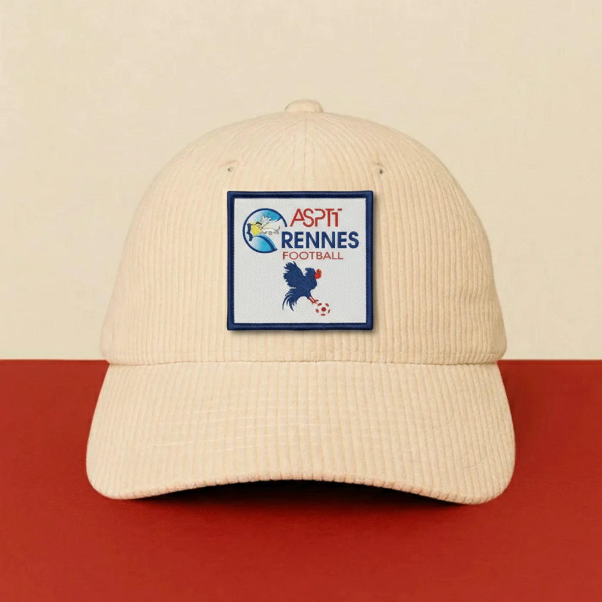 Détail broderie patch ASPTT RENNES