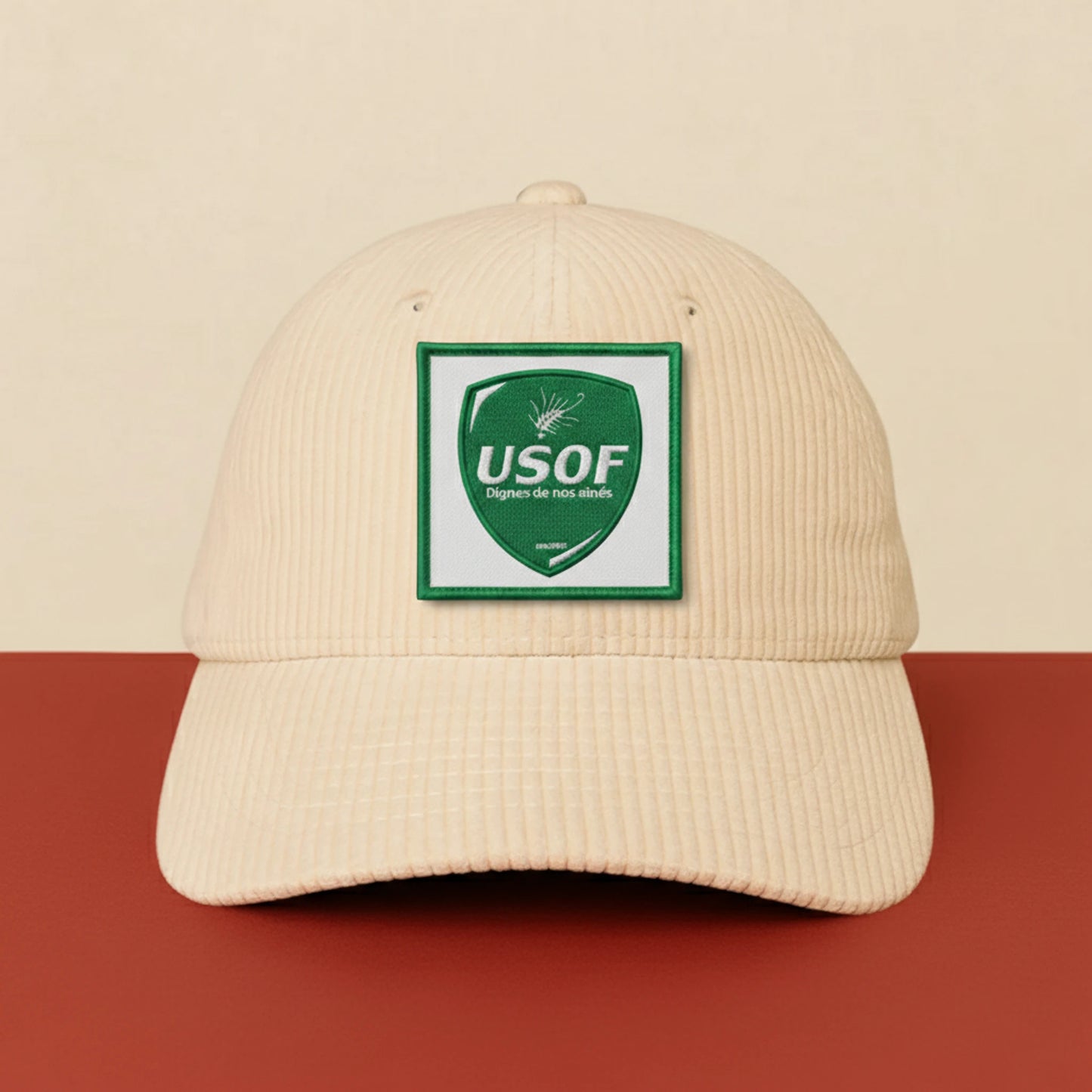 Détail broderie patch U.S. ORGERES