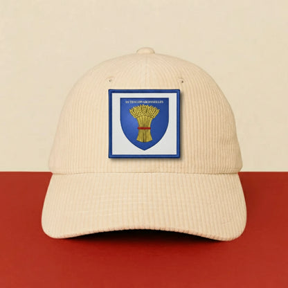 Patch A. S. PISCOP MOISSELLES sur casquette à velcro PPATCH