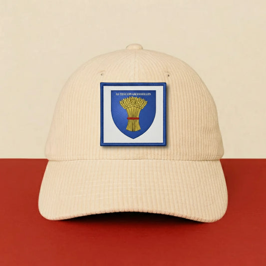 Patch A. S. PISCOP MOISSELLES sur casquette à velcro PPATCH