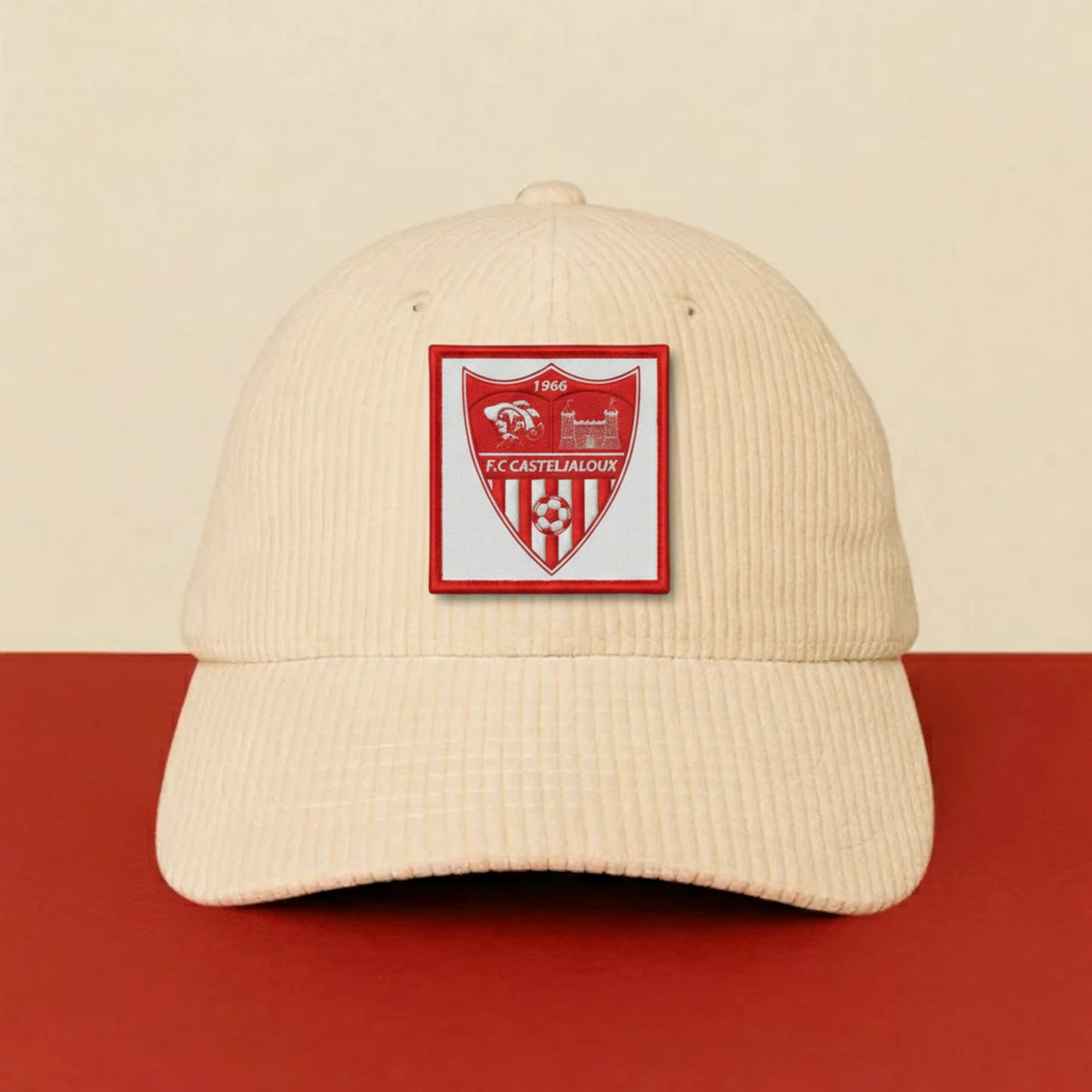 Détail broderie patch F.C. CASTELJALOUX