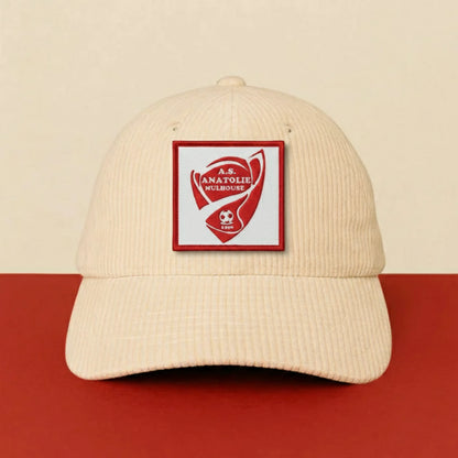 Patch A.S. ANATOLIE MULHOUSE sur casquette à velcro PPATCH