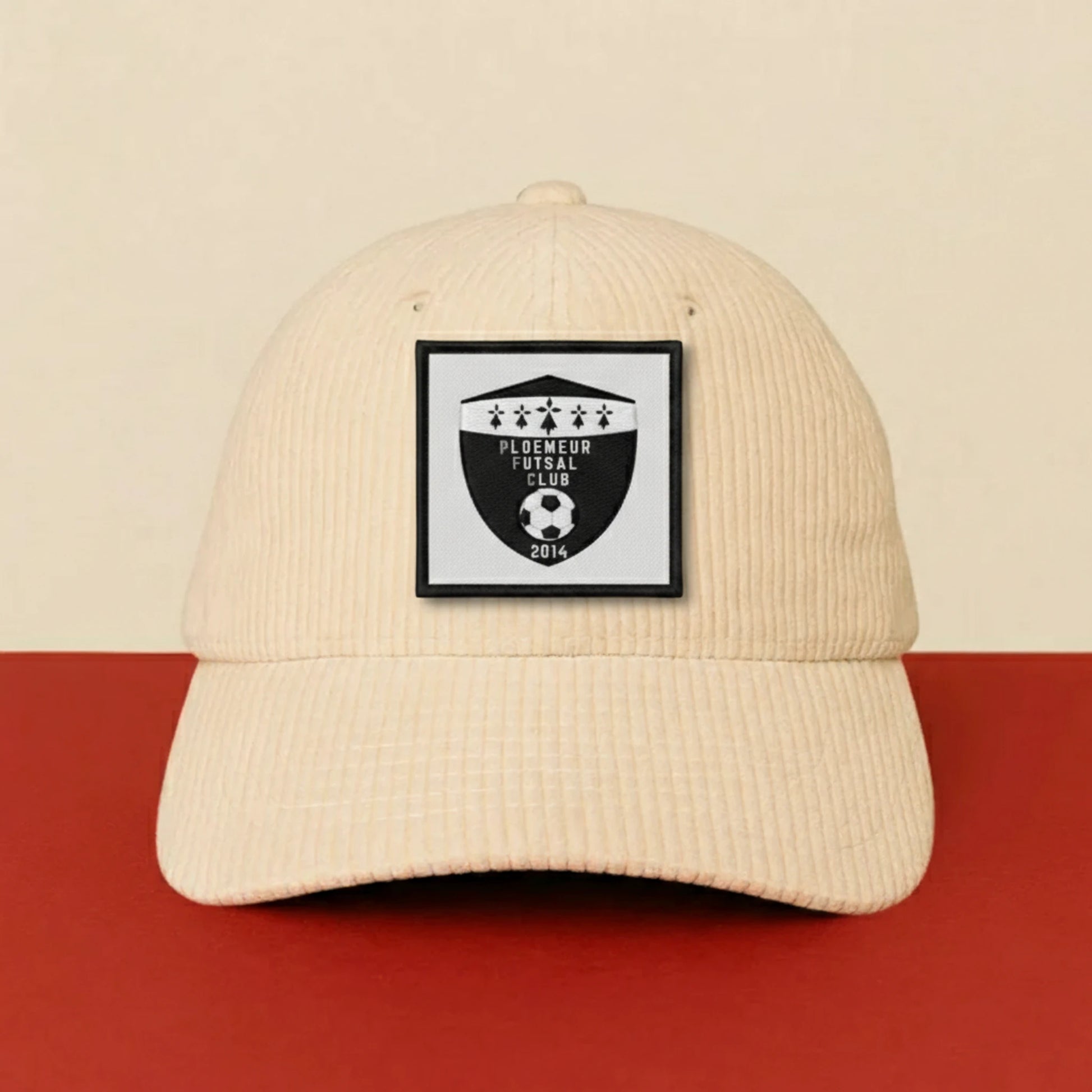 Détail broderie patch PLOEMEUR FUTSAL CLUB