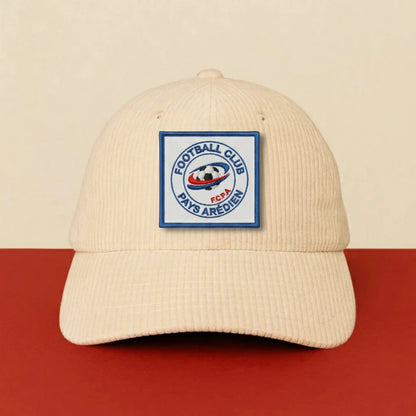 Détail broderie patch Football Club Pays Aredien