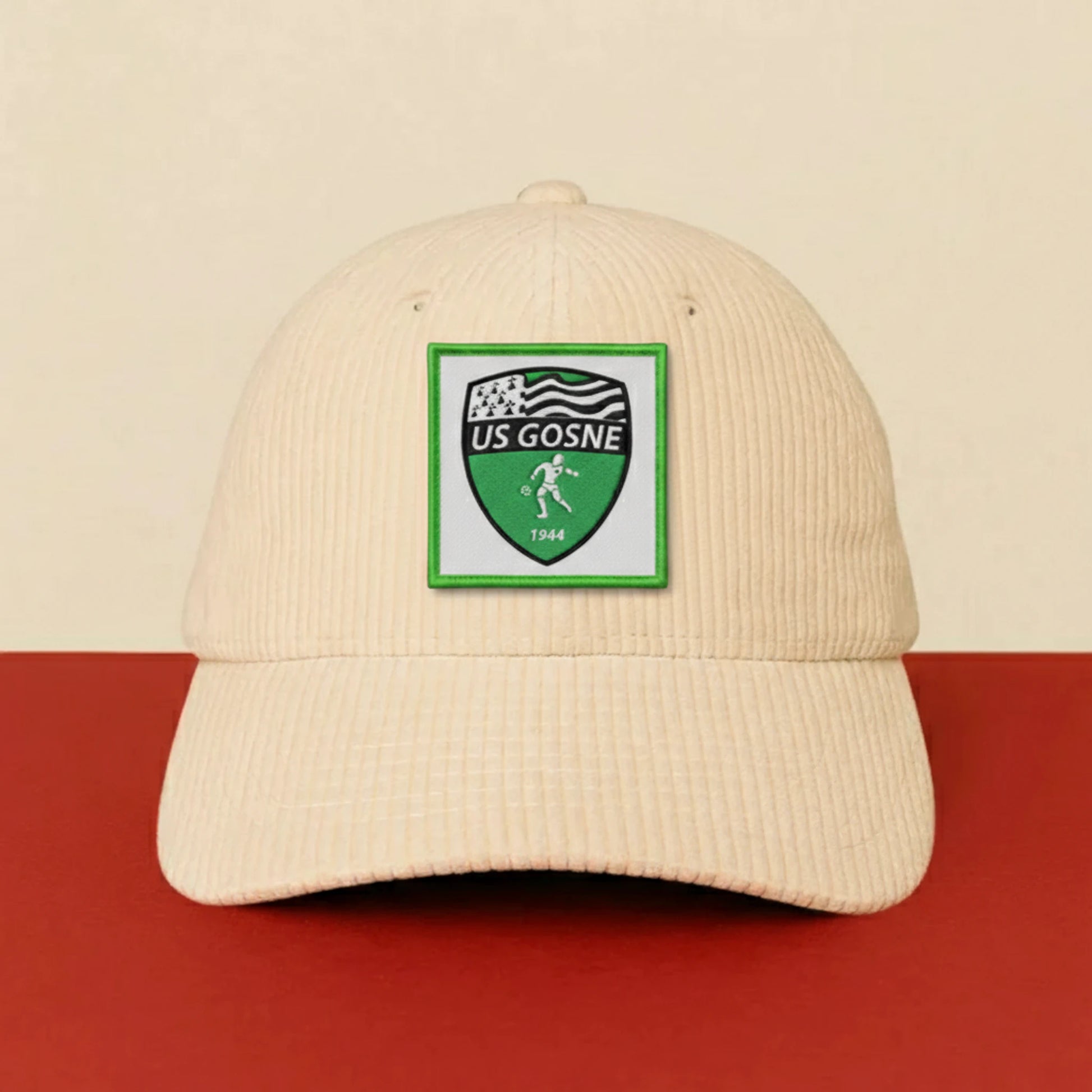 Détail broderie patch U.S. GOSNE