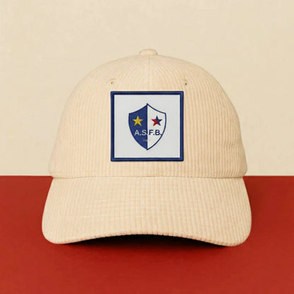 Patch A.S. DE F. LA BOURBRE sur casquette à velcro PPATCH