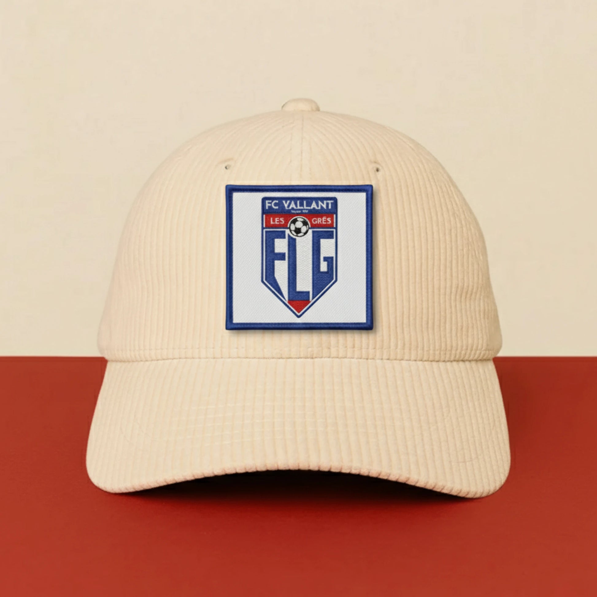 Détail broderie patch FOOTBALL CLUB FONTAINE-ORIGNY-VALLANT