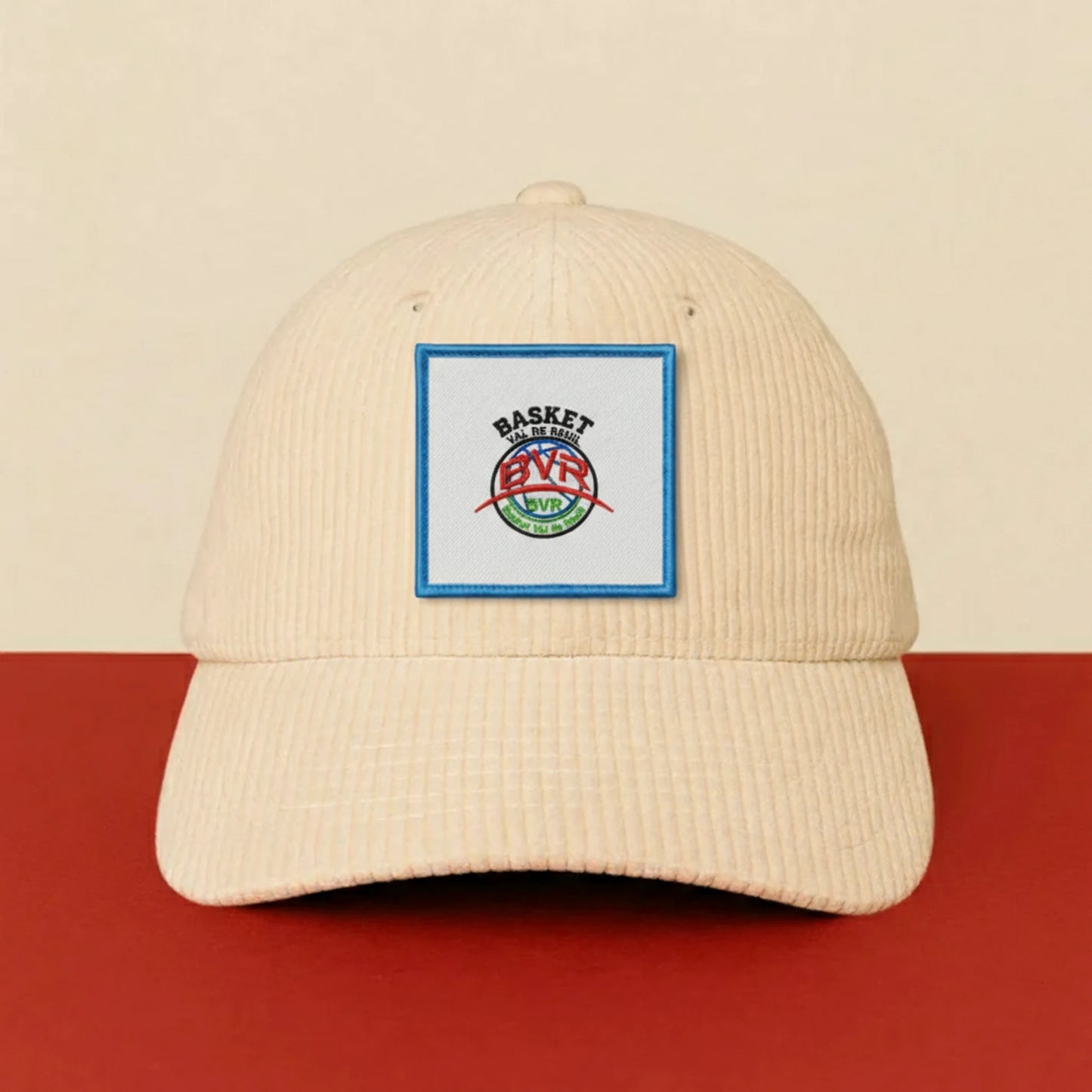 Patch Saint Jean la Bussiere Basket sur casquette à velcro PPATCH