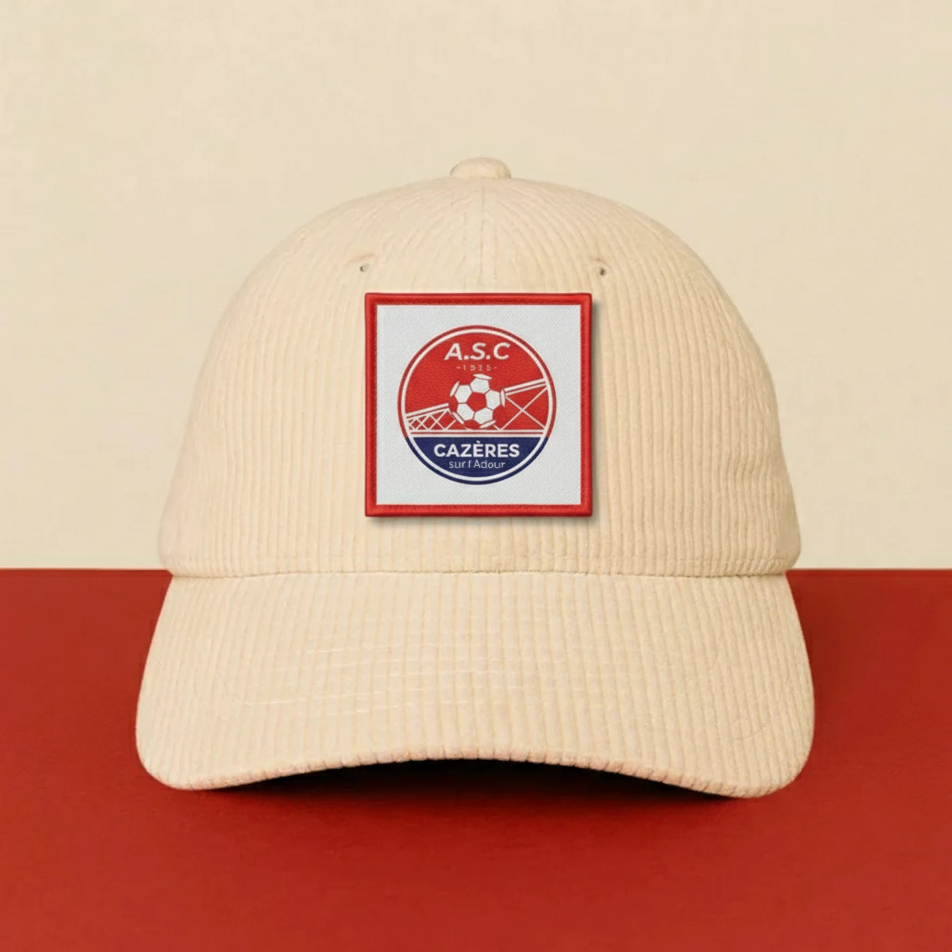 Patch A.S. CAZERIENNE sur casquette à velcro PPATCH