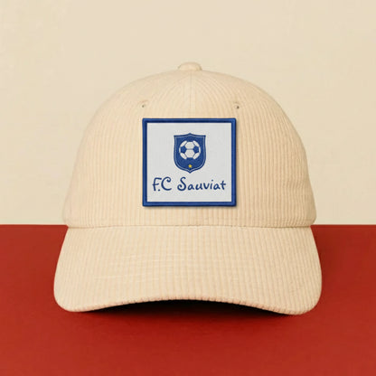 Détail broderie patch FC Sauviat S/vige