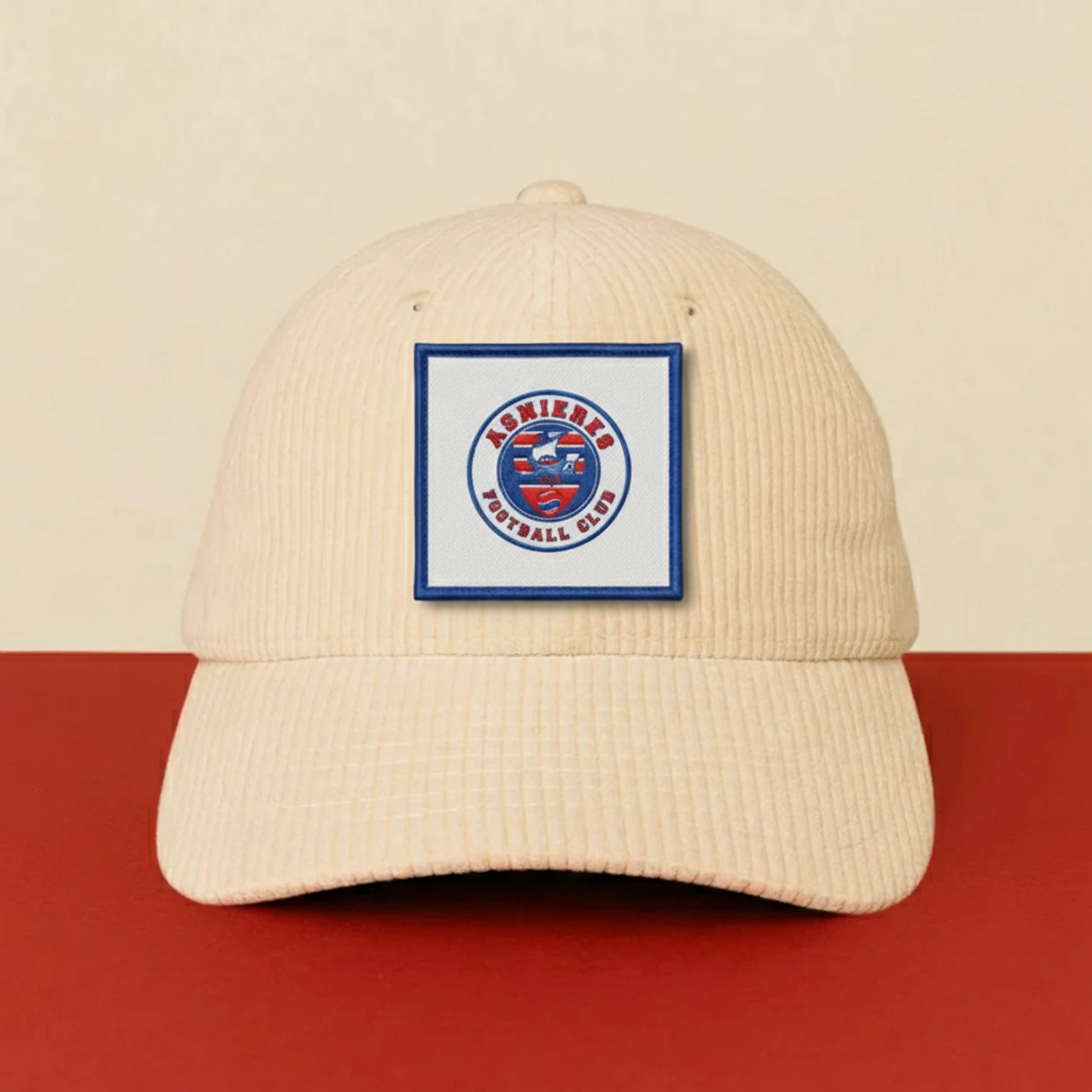 Détail broderie patch Asnieres FC