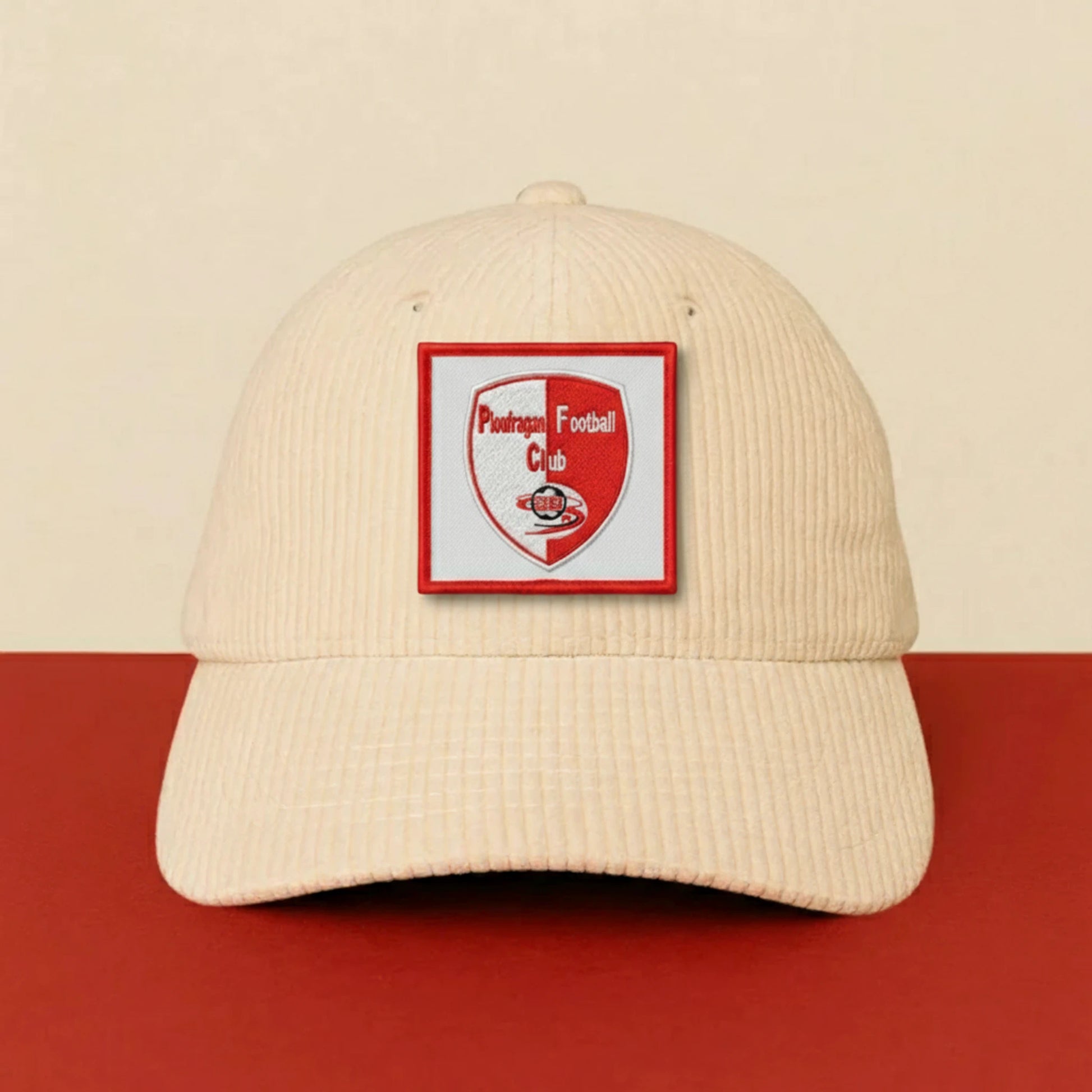 Détail broderie patch PLOUFRAGAN FOOTBALL CLUB