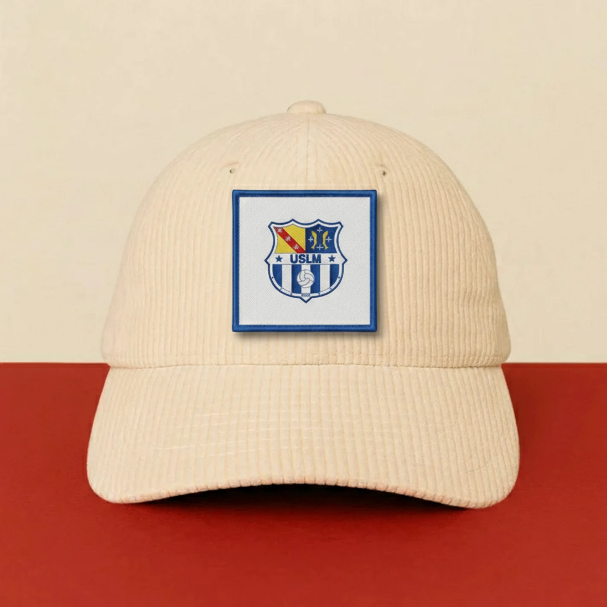 Patch U.S. LITTERAIRE MONT ST MARTIN sur casquette à velcro PPATCH