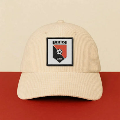 Patch A.S. DE BERIGNY-CERISY sur casquette à velcro PPATCH
