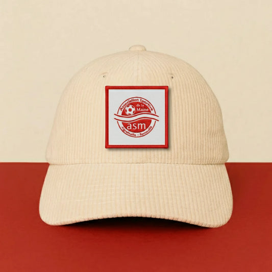 Patch A.S. DE MAINE AIGREF.REMOUILLE sur casquette à velcro PPATCH