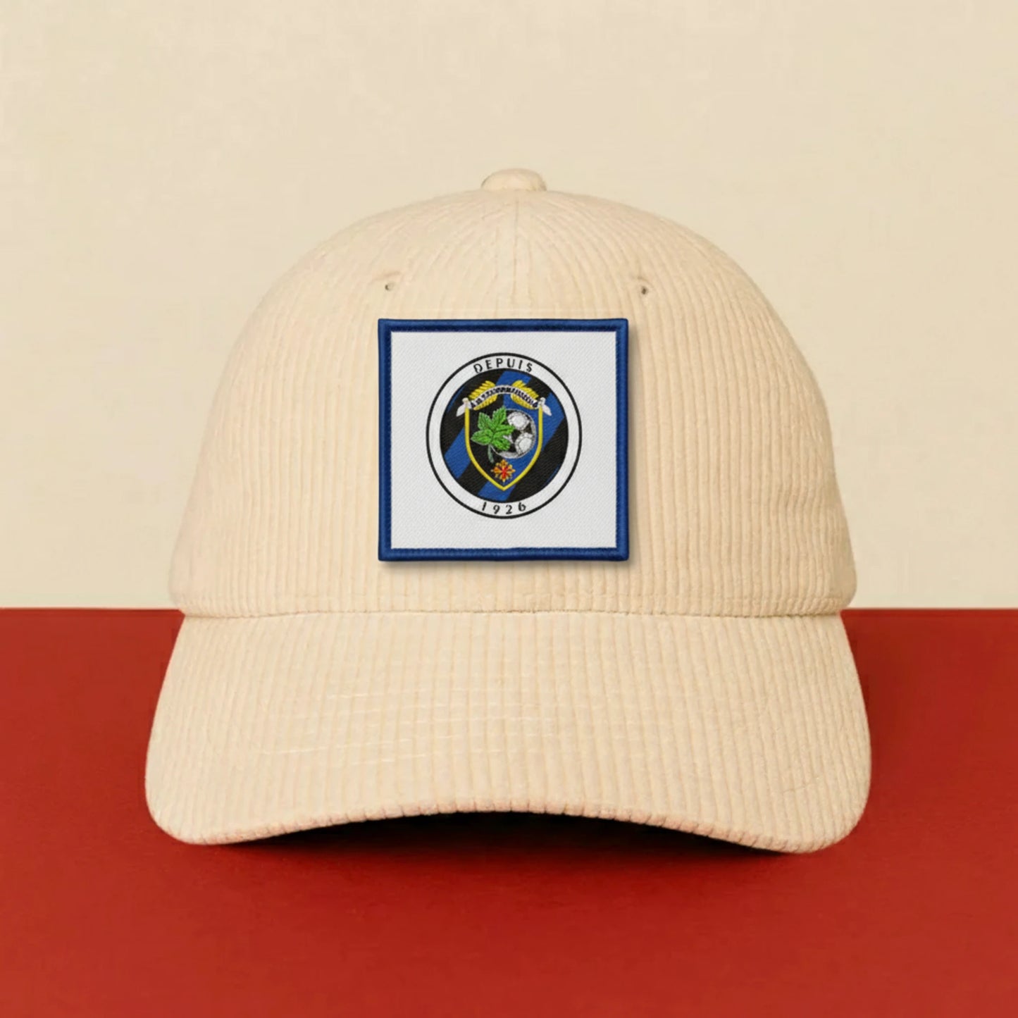 Patch A.S. DE TOURNEFEUILLE sur casquette à velcro PPATCH