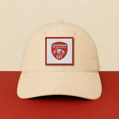 Détail broderie patch FC LEOPARDS DE BORDEAUX