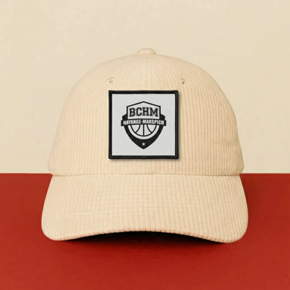Patch BCHM - Basket Club Hayange Marspich sur casquette à velcro PPATCH