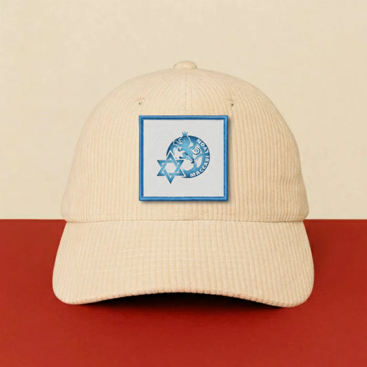 Patch SC Maccabi Lyon sur casquette à velcro PPATCH