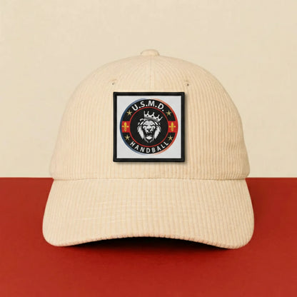 Détail broderie patch Union Sportive Melun Dammarie